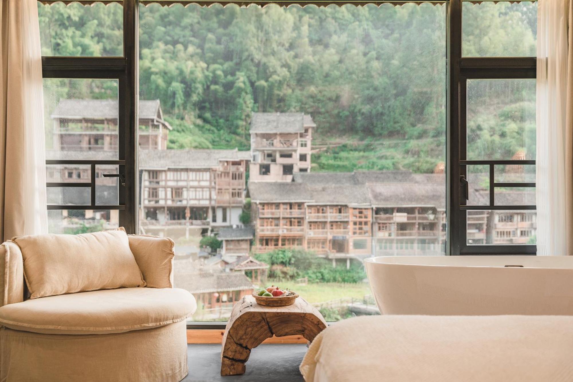 肇兴溪舍山堂 Creekside Inn Liping Εξωτερικό φωτογραφία